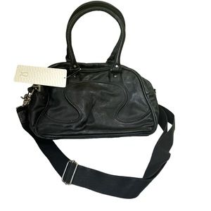 Lululemon NEW Hottie Hot Yoga Bag Satchel Crossbody Tote Faux Leather Zip Pocket